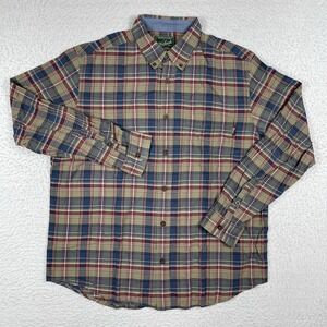 Woolrich Shirt Mens Large Plaid Camping Outdoors Hiking Casual Workwear‎ Travel